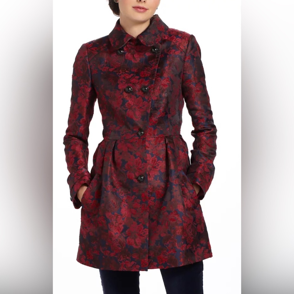 LAST CALL Leifsdottir RARE Brocade Coat - 4